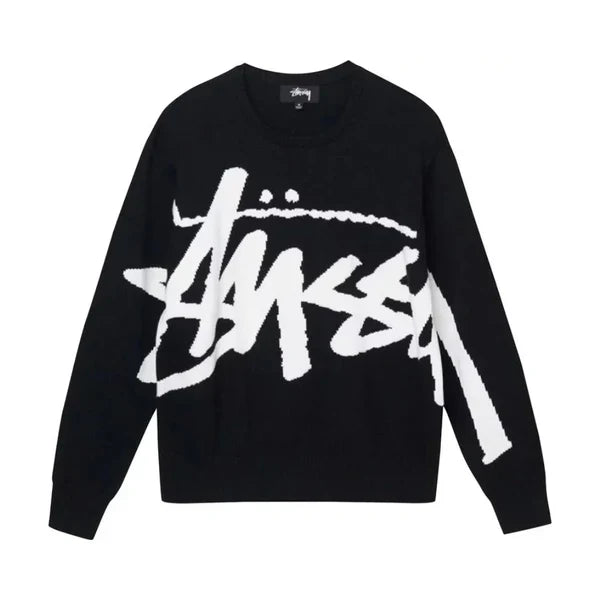 Stussy Stock Sweater Black