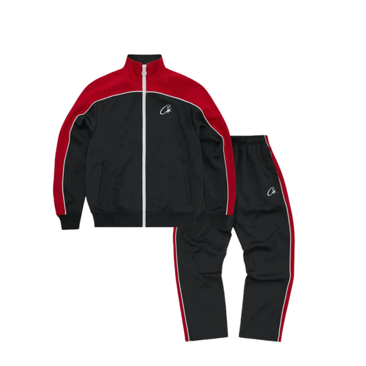 Corteiz Shotta Tracksuit Black