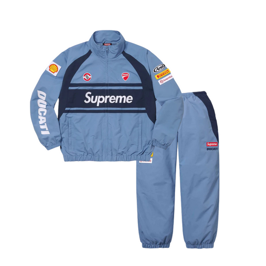 Supreme x Ducati Tracksuit  Light Blue