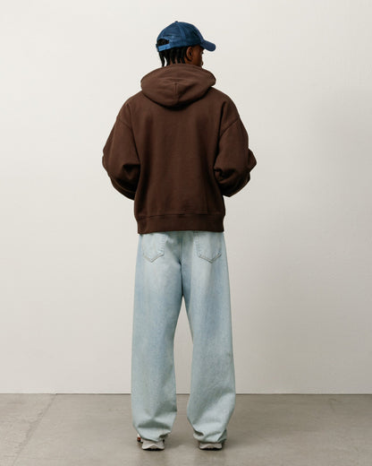 STÜSSY & NIKE STONE WASHED FLEECE ZIP HOODIE