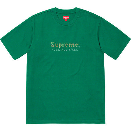 Supreme Gold Bars Tee- Green
