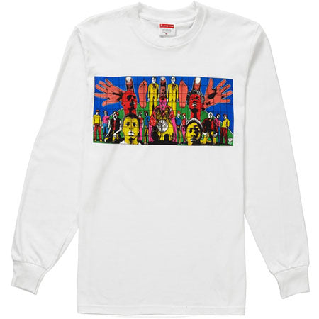Supreme Gilbert & George DEATH AFTER LIFE L/S Tee- White