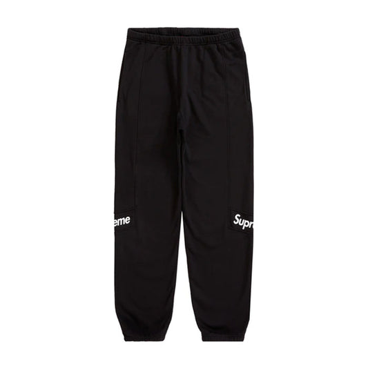 Supreme Color Blocked Sweatpant- Black