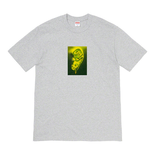 Supreme Ear Tee- Heather Grey