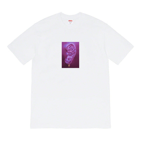 Supreme Ear Tee- White