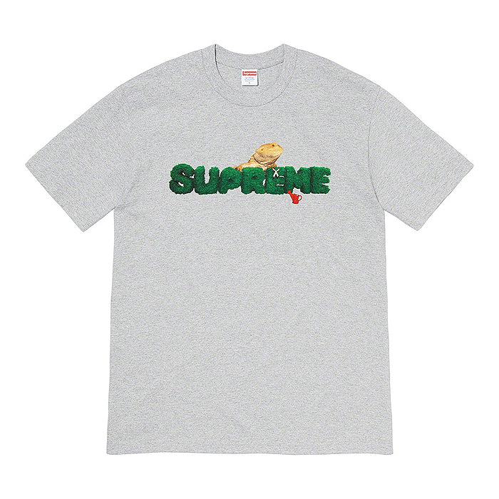 Supreme Lizard Tee- Heather Grey