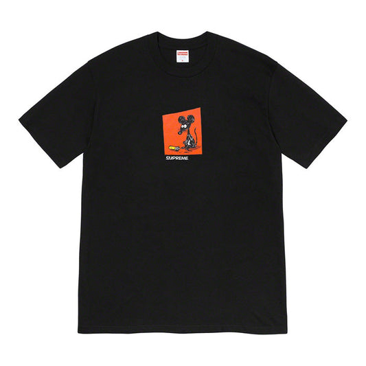 Supreme Mouse Tee- Black