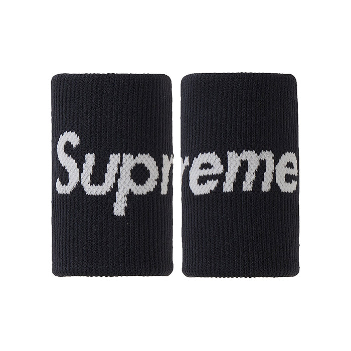 Supreme Nike NBA Wristbands (Pack Of 2)- Black