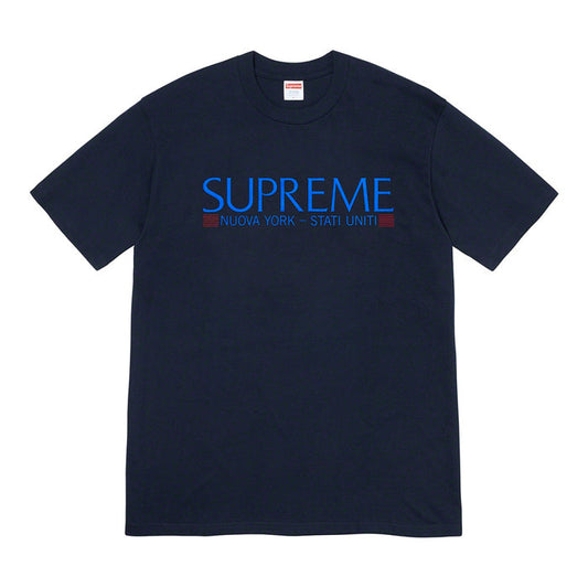 Supreme Nuova York Tee- Navy