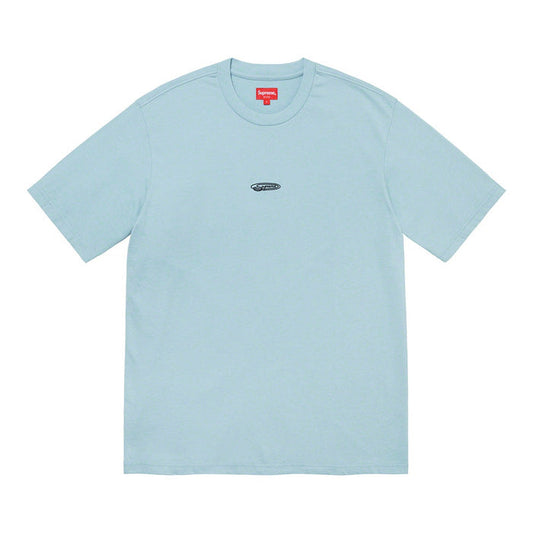 Supreme Oval S/S Top- Light Slate