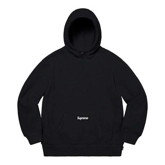 Supreme Polartec® Hooded Sweatshirt- Black