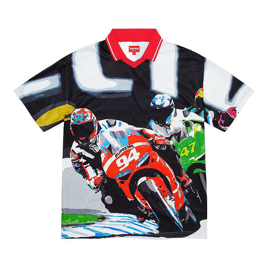 Supreme Racing Soccer Jersey- Multicolor