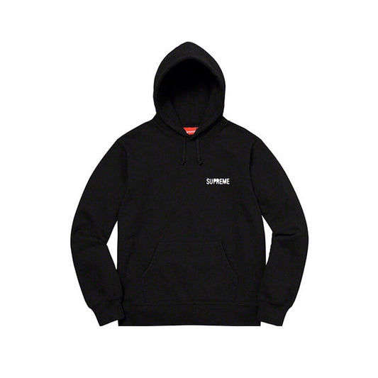 Supreme Restless Youth Hooded Sweatshirt- Black