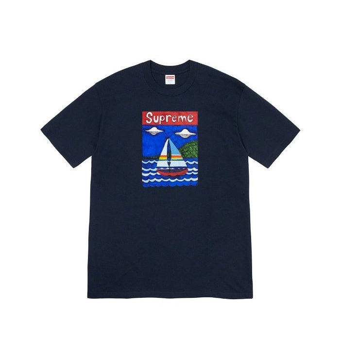 Supreme Sailboat Tee- Navy