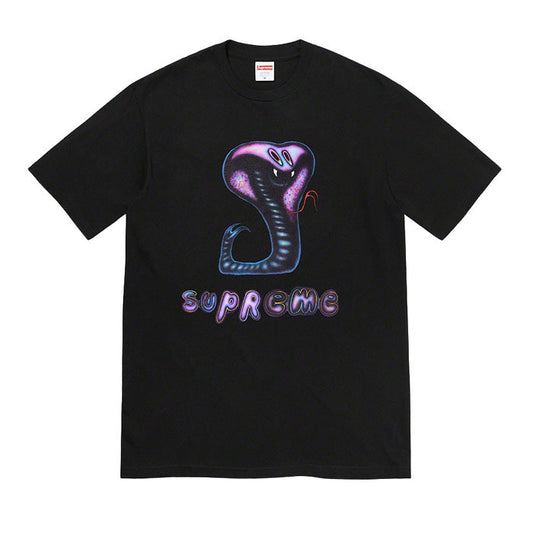Supreme Snake Tee- Black