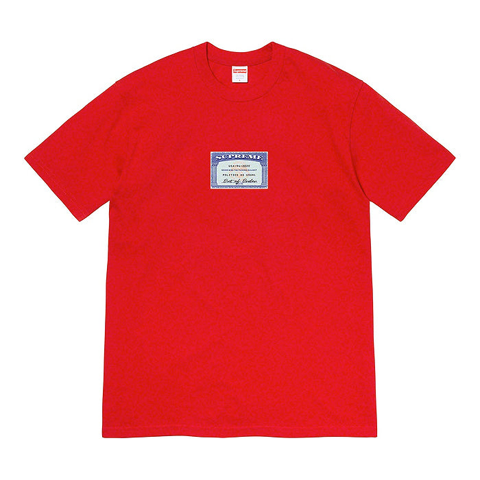 Supreme Social Tee- Red