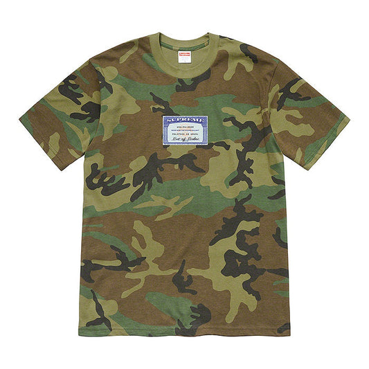 Supreme Social Tee- Woodland Camo