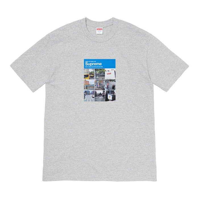 Supreme Verify Tee- Heather Grey