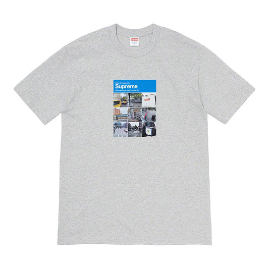 Supreme Verify Tee- Heather Grey