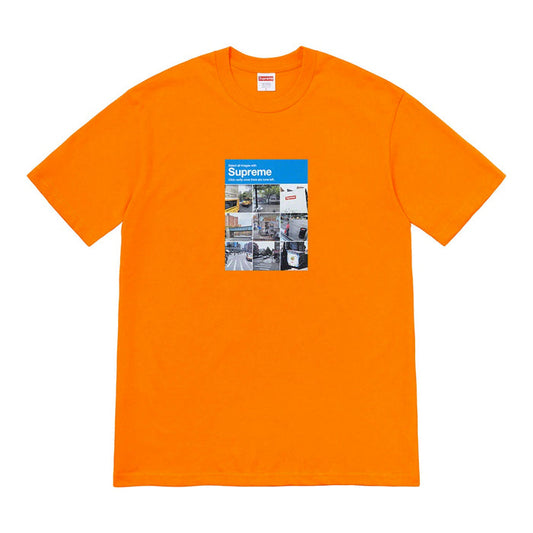 Supreme Verify Tee- Orange