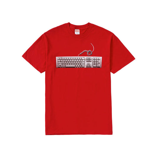 Supreme Keyboard Tee- Red