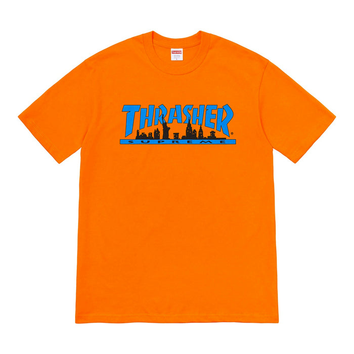 Supreme®/Thrasher® Skyline Tee- Orange