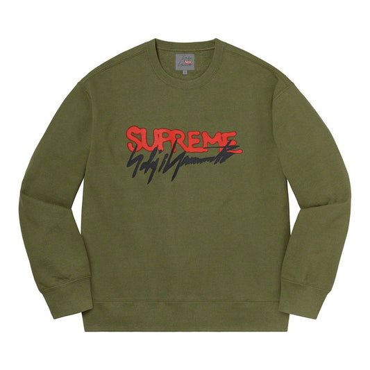 Supreme®/Yohji Yamamoto® Crewneck- Olive