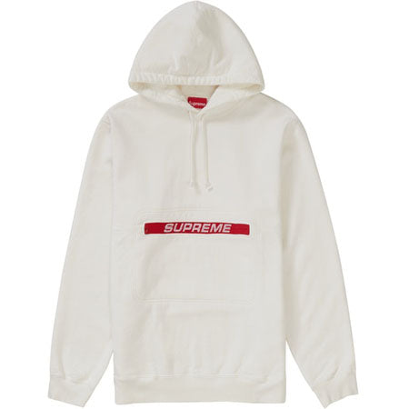 Supreme Zip Pouch Hooded Sweatshirt- White