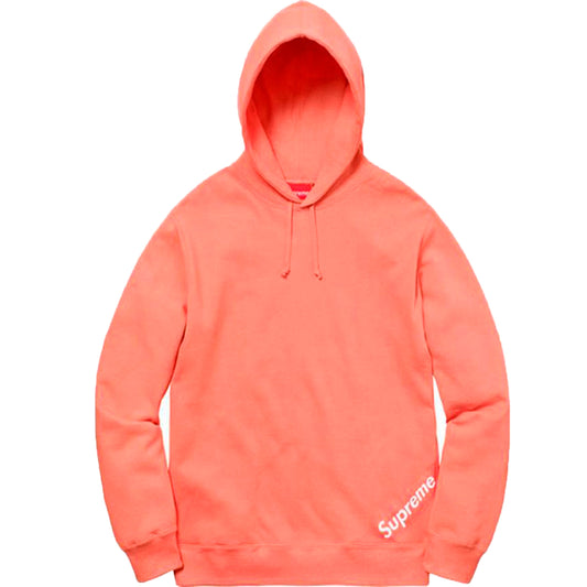 Supreme Corner Label Hoodie- Peach