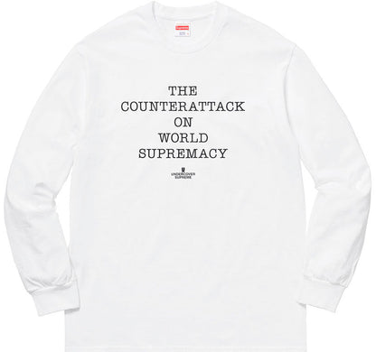 Supreme UNDERCOVER/Public Enemy Counterattack L/S Tee- White