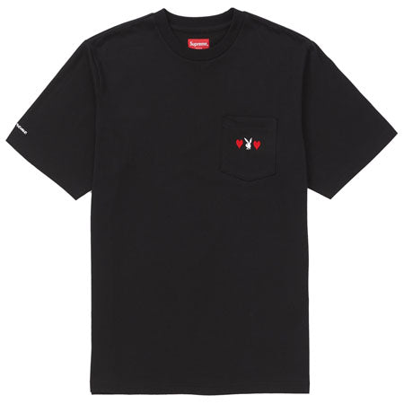 Supreme Playboy Pocket Tee- Black