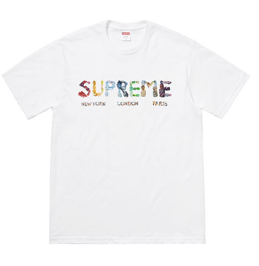 Supreme Rocks Tee White